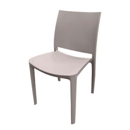 Oak Street Manufacturing OD-CH-752-GG Teton Indoor/Outdoor Greige Stacking Resin Chair