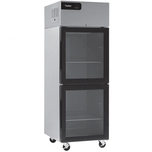 Delfield GAR1P-GH 21 Cu.ft Reach-In Cooler Refrigerator with 2 Glass Doors