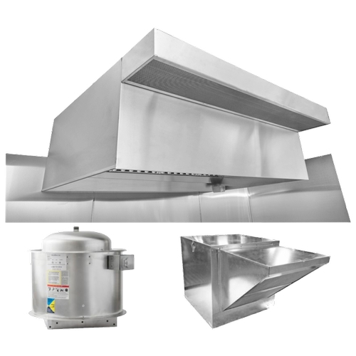North American Kitchen Solutions EXH004PSP-TEMP 4' x 48" Restaurant Exhaust Hood System