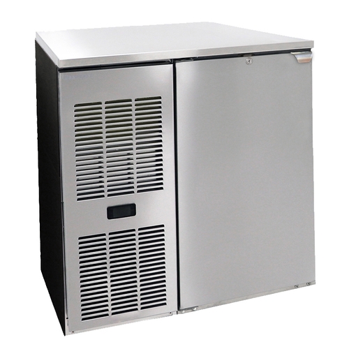 Glastender C1FL32-UC 32"x24" Stainless Steel Undercounter 1 Section Refrigerator