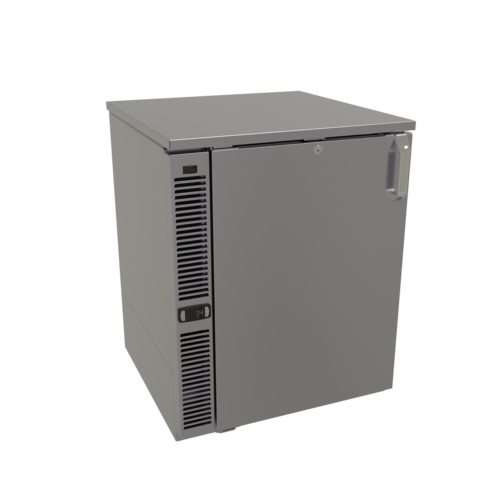 Glastender C1SL28-UC 28"x24" Stainless Steel Undercounter 1 Section Refrigerator