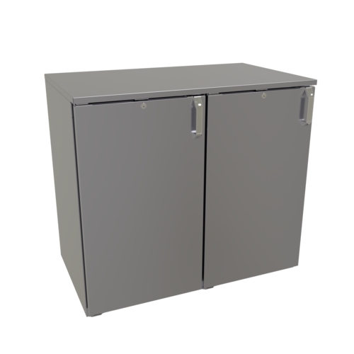 Glastender DS40 40" x 24" Stainless Steel Back Bar Dry Storage Cabinet