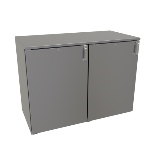 Glastender DS48 48" x 24" Stainless Steel Back Bar Dry Storage Cabinet