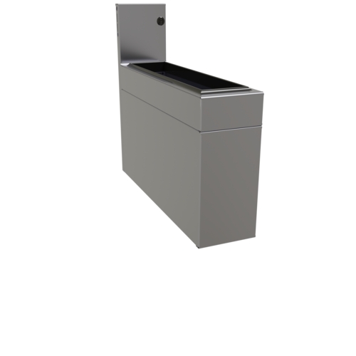 Glastender IBB-6 48"x24" Stainless Steel Underbar Ice Bin w/ Cover