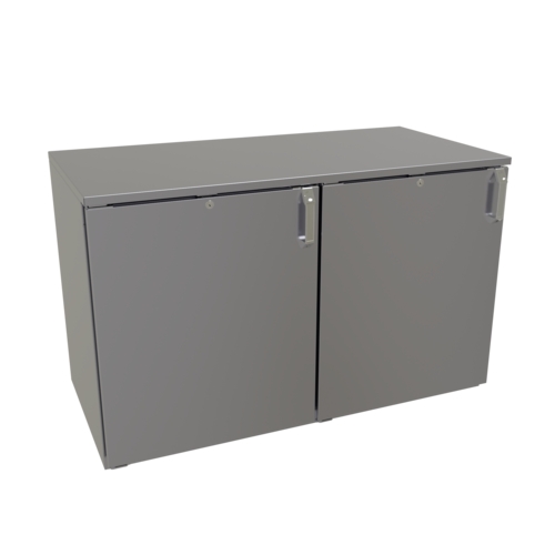 Glastender LPDS48 48" x 24" Galvanized Steel Back Bar Dry Storage Cabinet