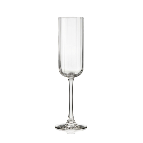 Libbey 7403 7.5 oz Linear Stemmed Glass Champagne Flute - 1 Doz