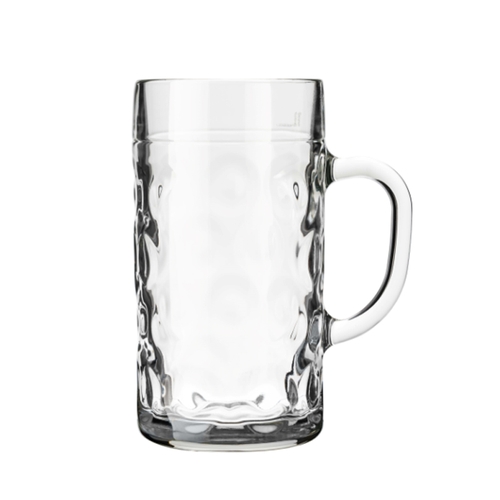 Libbey 1009290 41 oz Clear Glass Oktoberfest Beer Mug - 6 Per Case