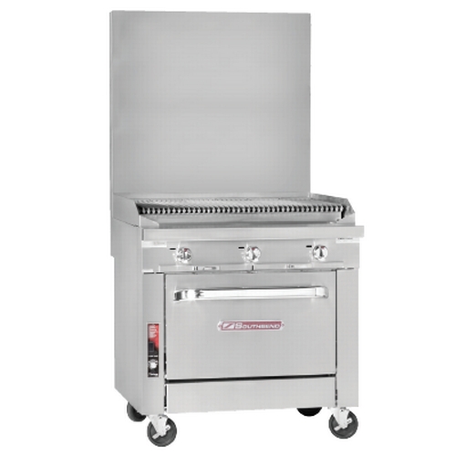 Southbend P36C-CCC Platinum 36" Heavy Duty Gas Charbroiler w/ Cabinet Base
