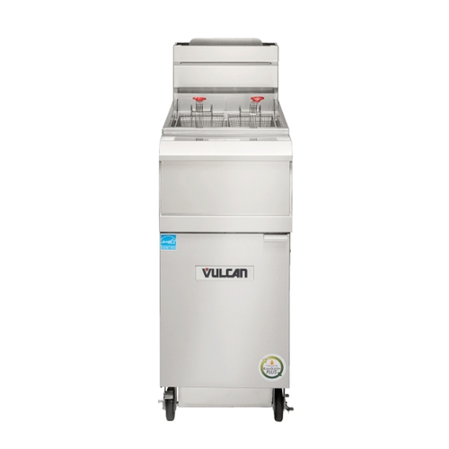 Vulcan 1VHG50AF QuickFry High Efficiency 50 lb Gas Fryer w/ Filtration