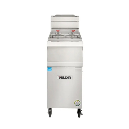 Vulcan 1VHG75A QuickFry High Efficiency 75 lb Gas Fryer w/ Analog Controls