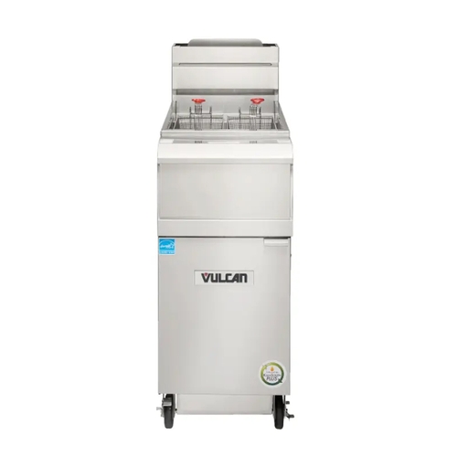Vulcan 1VHG75AF QuickFry High Efficiency 75 lb Gas Fryer w/ Analog Controls