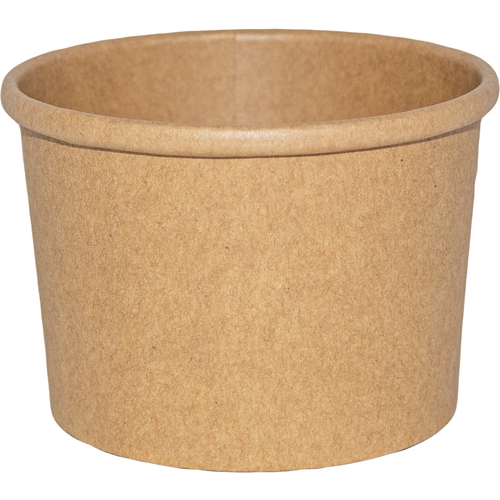 International Tableware, Inc TG-KS-8 8 oz. Kraft Paper Round Disposable Soup Cup