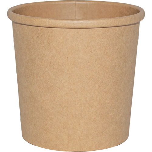 International Tableware, Inc TG-KS-12 12 oz. Kraft Paper Round Disposable Soup Cup