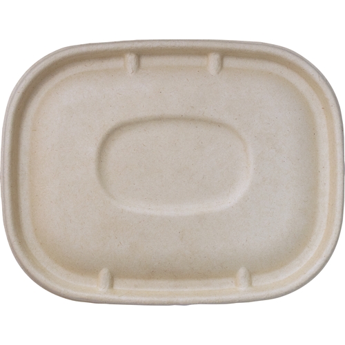 International Tableware, Inc TG-811-LID-B Microwaveable Sugar Cane Take Out Container Lid