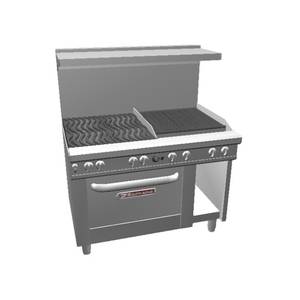 Southbend 4482DC-2CR Ultimate 48" Range w/ 24" Charbroiler & Standard Oven