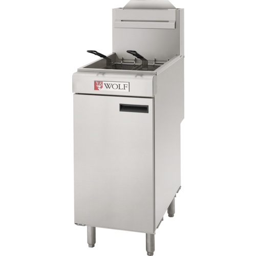 Wolf Commercial WF300 Free-standing 35-40 lbs. Capacity Twin Basket Gas Fryer