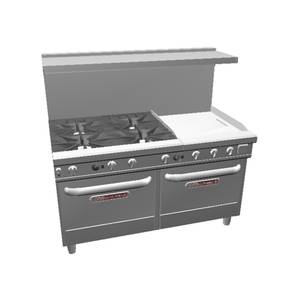 Southbend 4607AA-2GR Ultimate 60" Gas 4 Large Burner Range w/ 24" Right Griddle