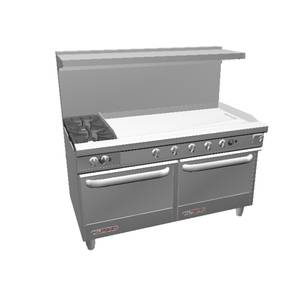 Southbend S60AA-4TR S-Series 60" Range 2 Burner Gas Range w/ 48" Right Griddle