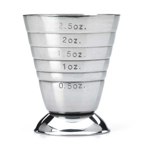 Mercer Culinary M37069 Barfly 2.5 oz. Stainless Steel Bar Measuring Cup 