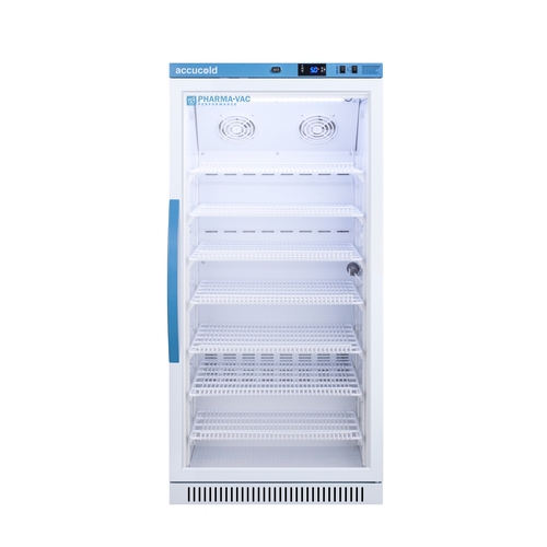 Summit ARG8PV Accucold Pharma-Vac 8 CuFt Glass Door Medical Refrigerator 