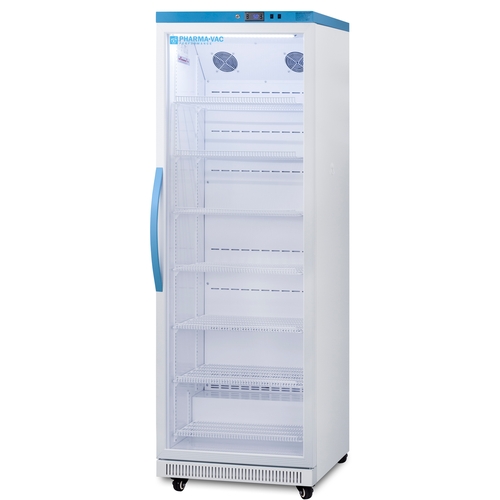 Accucold ARG18PV Pharma-Vac 18 CuFt Glass Door Medical Refrigerator 