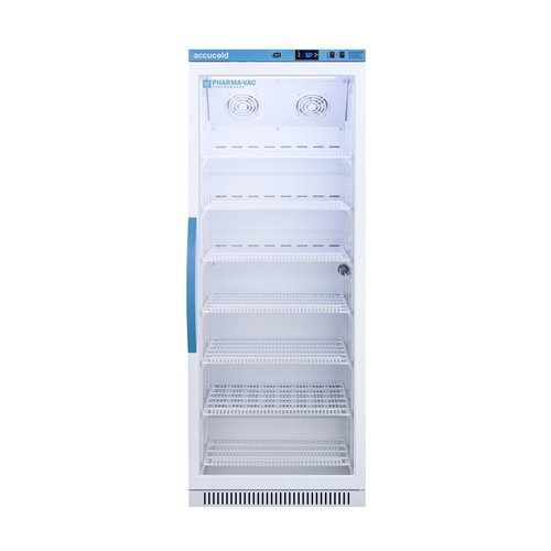 Summit ARG12PV Accucold Pharma-Vac 12 CuFt Glass Door Medical Refrigerator 