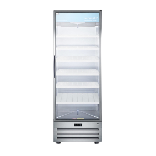 Accucold ACR1718RH 17 Cubic Foot Glass Door Pharmaceutical Refrigerator