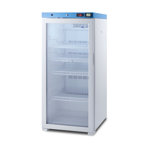 Accucold ACR1012G 10 Cubic Foot Glass Door Upright Healthcare Refrigerator