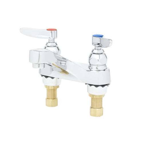 T&S Brass B-0871 4" Centerset Deck Mount Mixing Faucet w/ Integral Spout