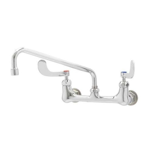 T&S Brass B-2463 8" Wall Mounted Mixing Faucet w/ 12" Swing Nozzle