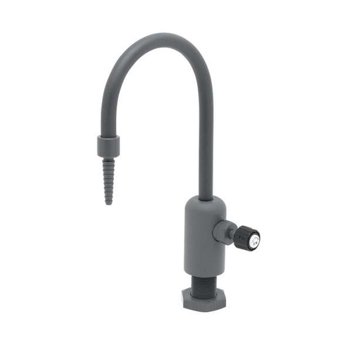 T&S Brass BL-9505-01 Deck Mount Lab Faucet w/Rigid Gooseneck & Serrated Tip