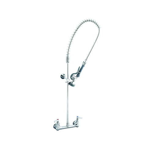 T&S Brass B-0133-CR-B-SWV EasyInstall Pre-Rinse Unit w/ Spring Action Gooseneck