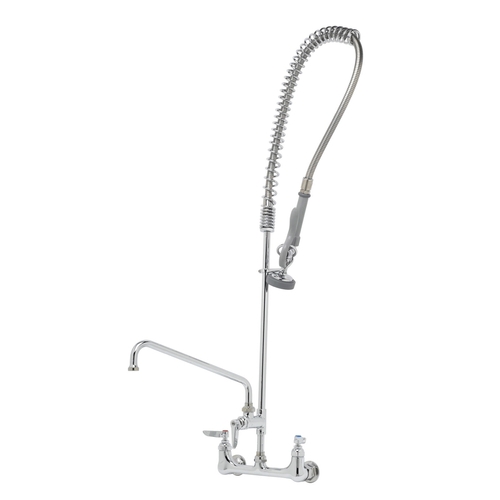 T&S Brass B-0133-ADF12 EasyInstall Pre-Rinse Unit w/Add-On Faucet &12" Swing Nozzle