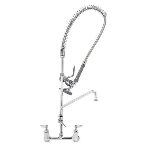 T&S Brass B-0133-12-CR-B EasyInstall Pre-Rinse Unit w/ 12" Add-on Faucet