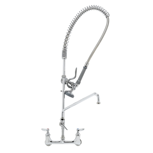 T&S Brass B-0133-ADF12-B EasyInstall Pre-Rinse Unit w/Add-On Faucet & 12"Swing Nozzle