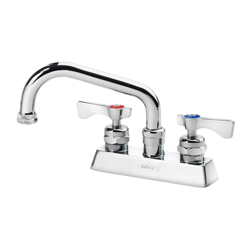 Krowne Metal 15-350L 4" Deck Mount Laundry Tub Faucet With 6" Spout