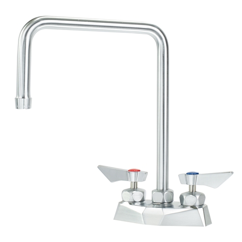 Krowne Metal DX-302 8.5" Double Bend Spout Deck Mount Faucet With 4" Centers