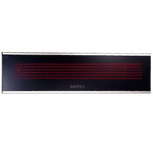 Bromic Heating BH0320003 Platinum Black Wall Mounted Electric Patio Heater - 2300W