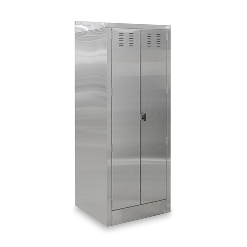 John Boos PBJC-222584-X 25" x 22" Enclosed Janitorial Cabinet w/ Mop Sink