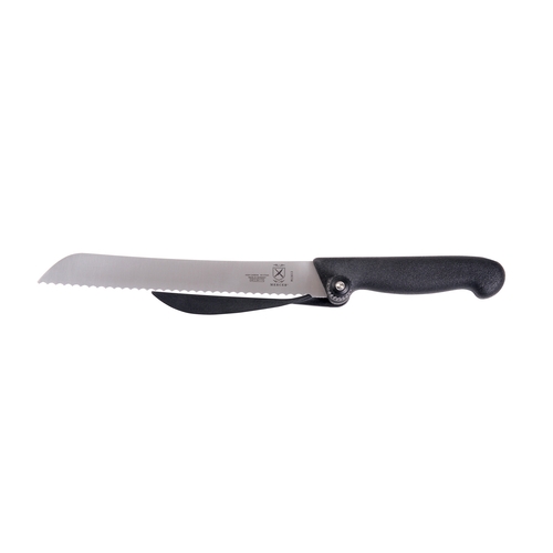 Mercer Culinary M13613 MercerSlice™ 8-1/4" German Steel Bread Knife w/Slicing Guide