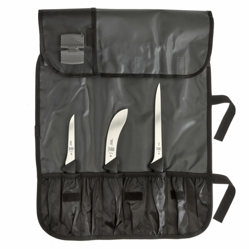 Mercer Culinary M13753CM 5-Piece Small Field Dressing Set w/ Camouflage Storage Roll