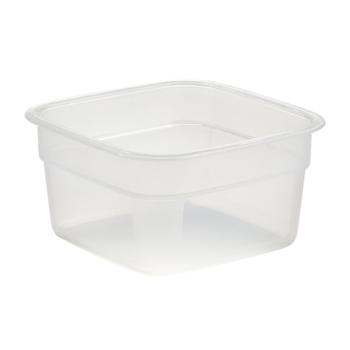 Cambro HFSFSPROPP190 CamSquare Fresh Pro 1/2 Qt Polypropylene Food Container