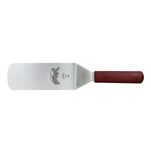 Mercer Culinary M18300 Hell's Handle Turner w/ 8"x3" Japanese Stainless Steel