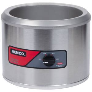 Nemco 6102A 7QT Counter Top Round Cooker Warmer