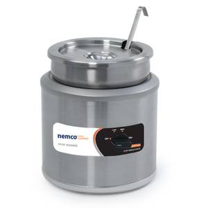 Nemco 6103A-220 11 Quart Counter Top Round Cooker Warmer 220V