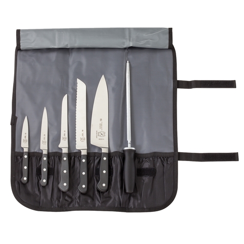 Mercer Culinary M21850 Renaissance® 7-Piece Knife Roll Set w/ Storage Roll