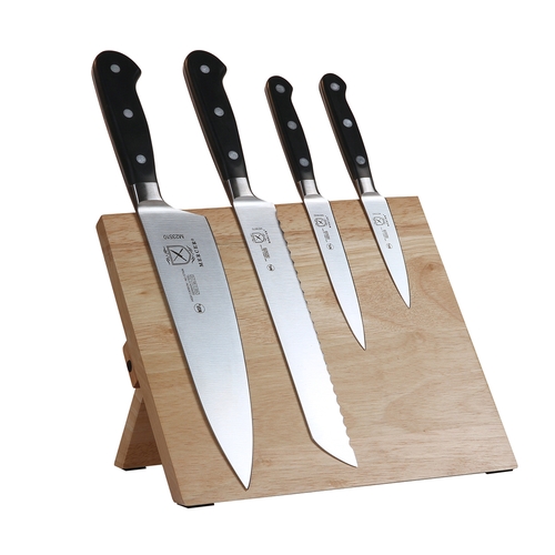 Mercer Culinary M21970 Renaissance® 5-Piece Knife Set w/ Rubberwood Magnetic Board