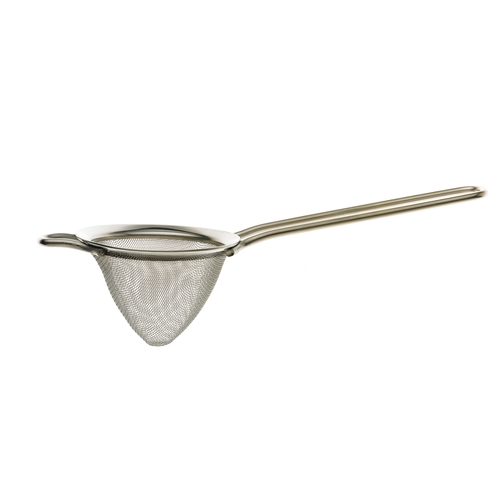 Mercer Culinary M37025 Barfly 10" Stainless Steel 3.5" Dia. Fine Mesh Bar Strainer