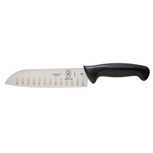 Mercer Culinary M22707 Millennia® 7" Granton Edge Japanese Steel Santoku Knife