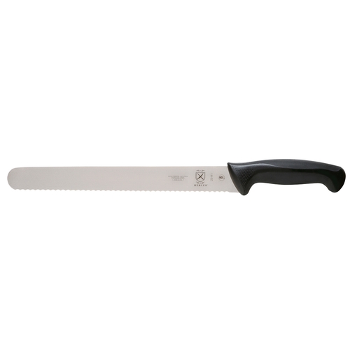 Mercer Culinary M23111 Millennia® 11" Wavy Edge Stamped Japanese Steel Slicer Knife